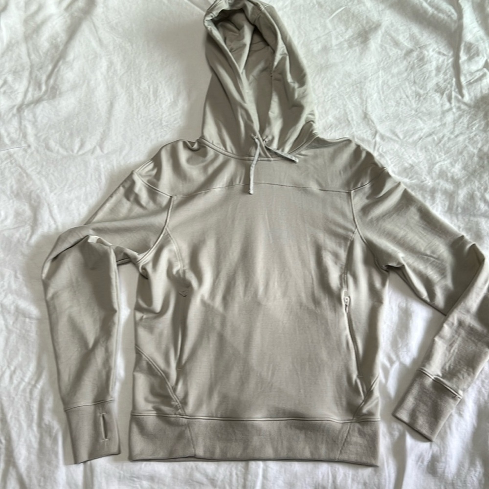 Ibex merino pullover hoodie M EUC